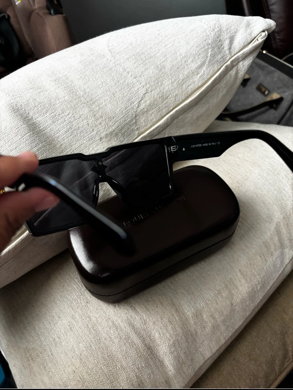 LV Black Cyclone Sunglasses